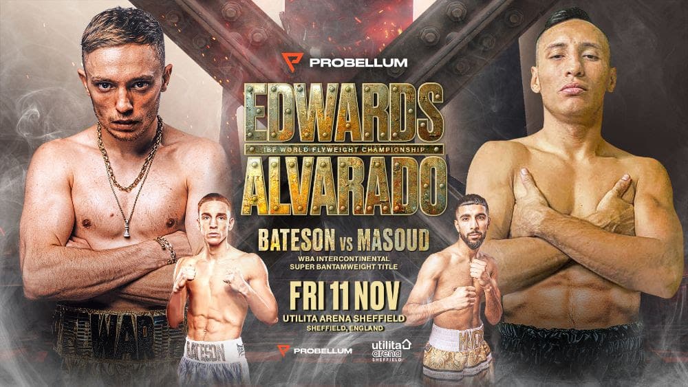 Edwards vs Alvarado - FITE TV - Nov. 11 - 2 pm ET