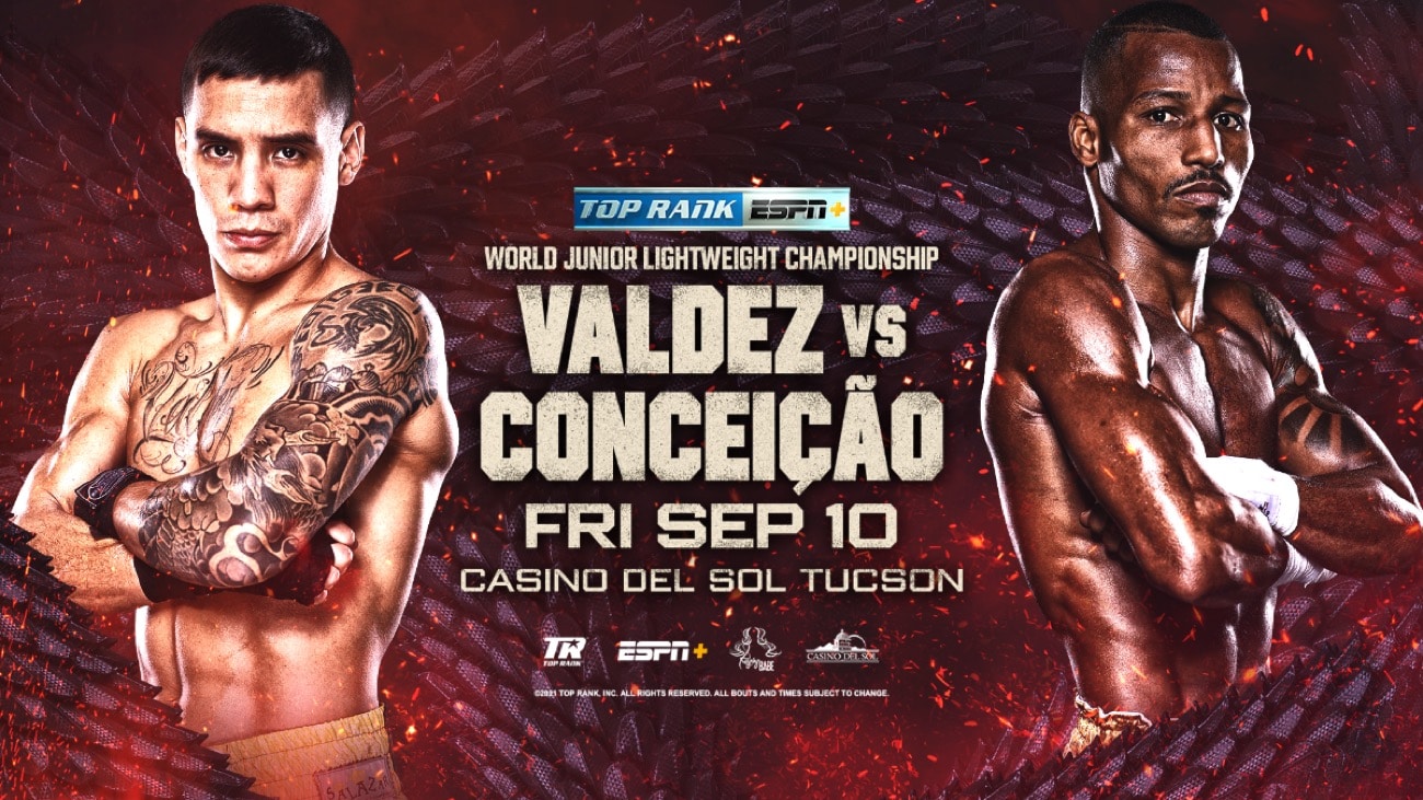 Valdez vs Conceicao - ESPN+, FITE - Sept. 10 - 10 pm ET