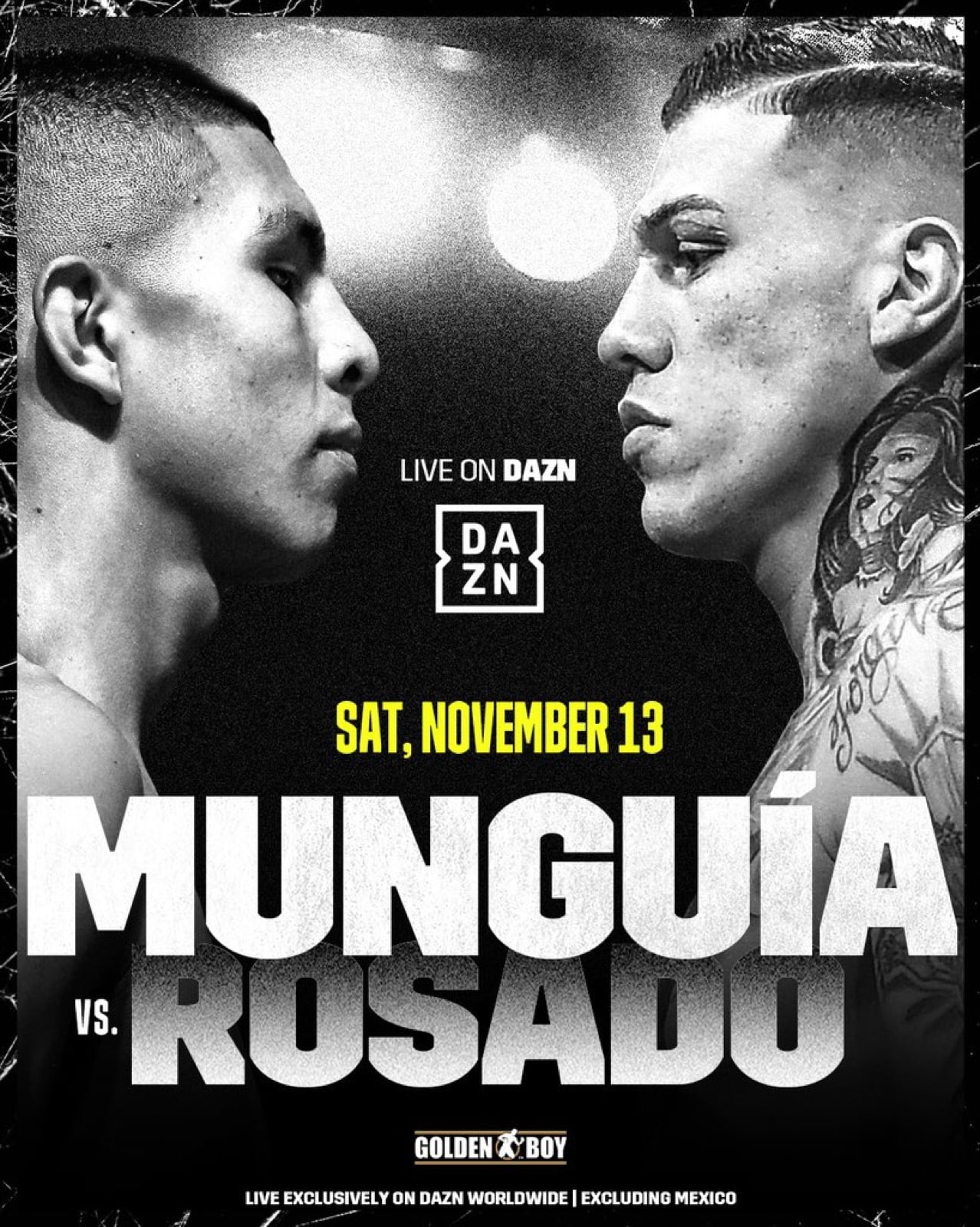 Munguia vs Rosado - DAZN - Nov 13 - 9 pm ET