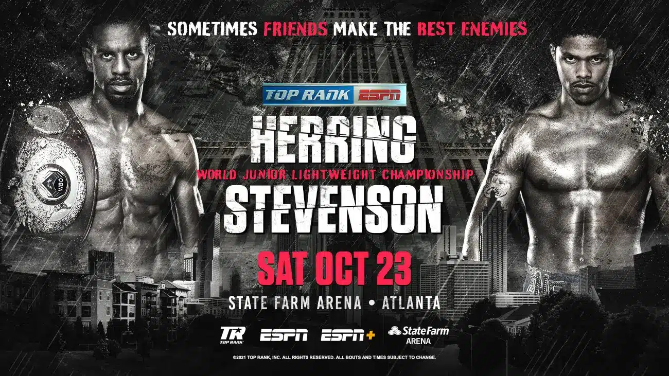 Stevenson vs Herring - ESPN, FITE TV - Oct 23 - 10 pm ET