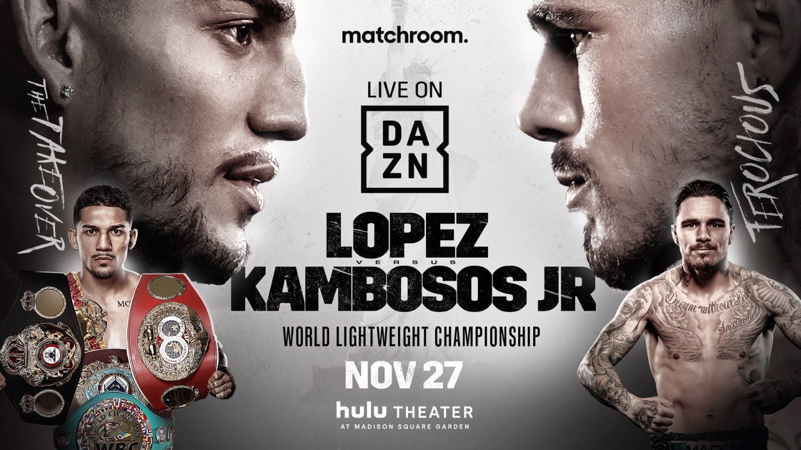 Lopez vs Kambosos - DAZN - Nov. 27 - 8 pm ET