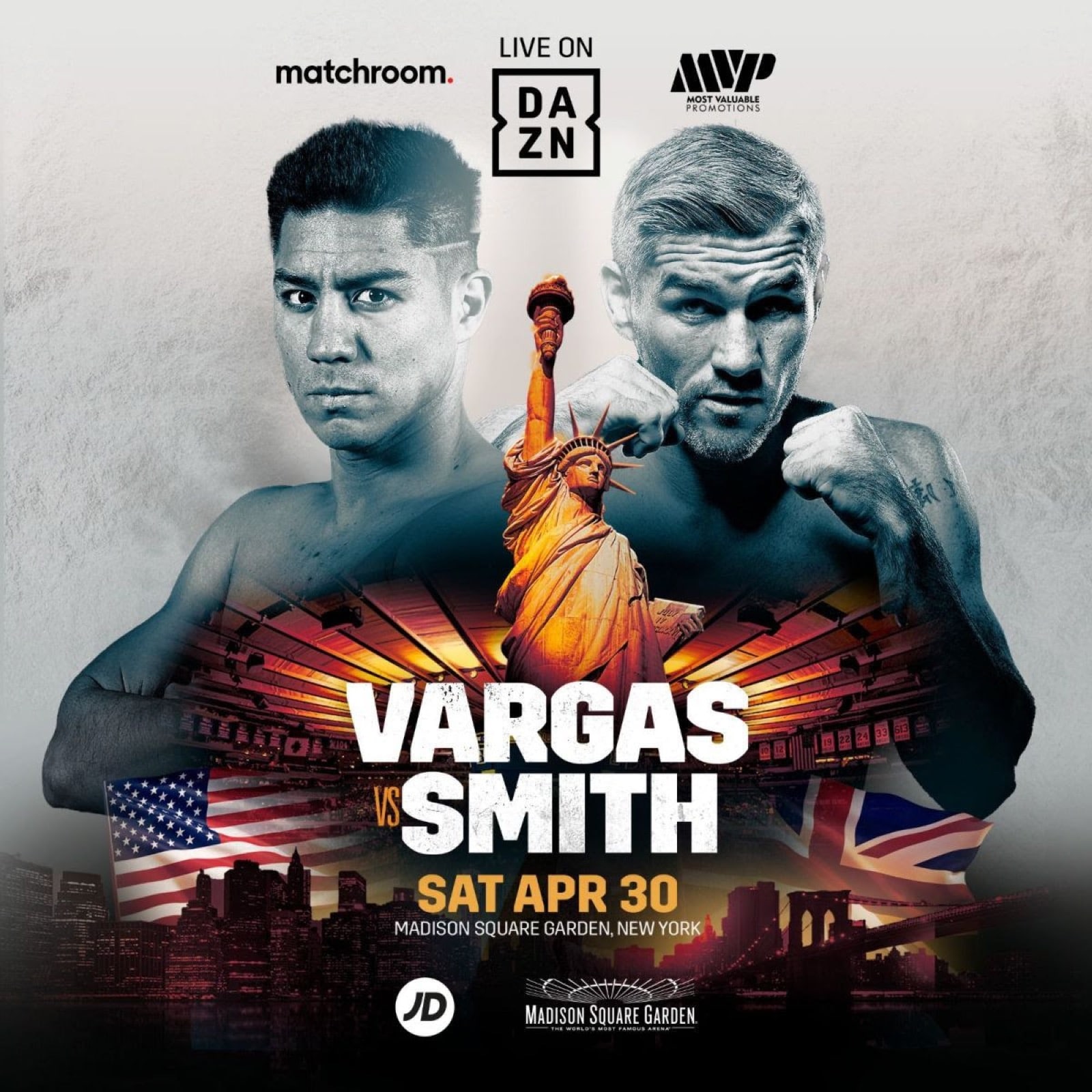 Vargas vs. Smith - DAZN - April 30 - 9 pm ET