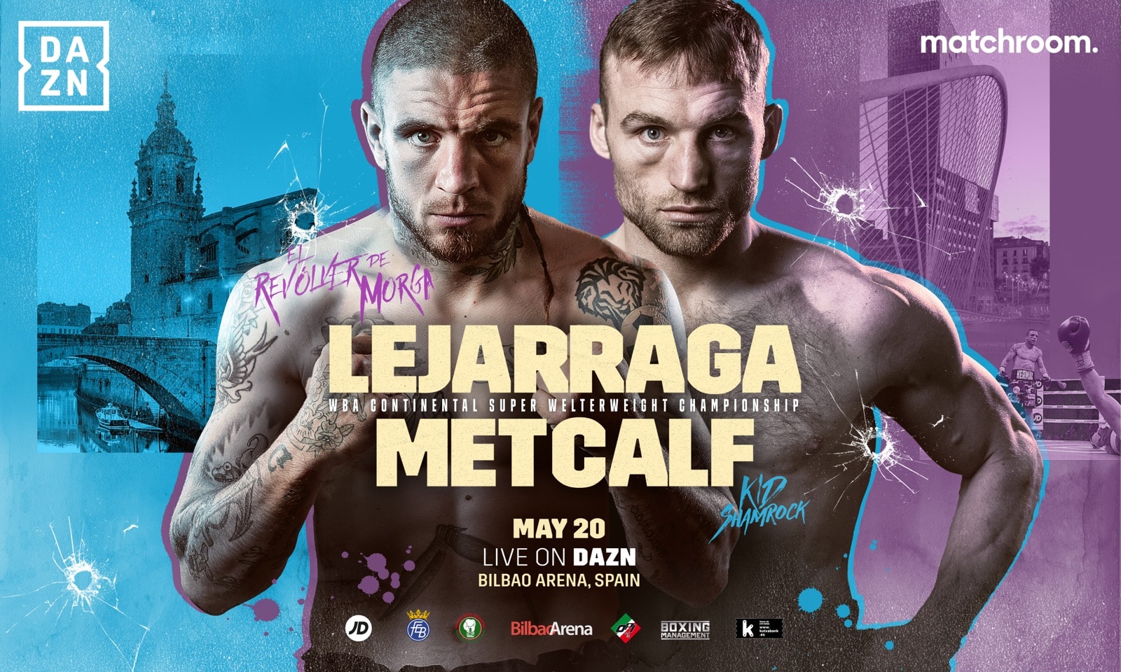 Lejarraga vs Metcalf - DAZN - May 20 - 2 pm ET