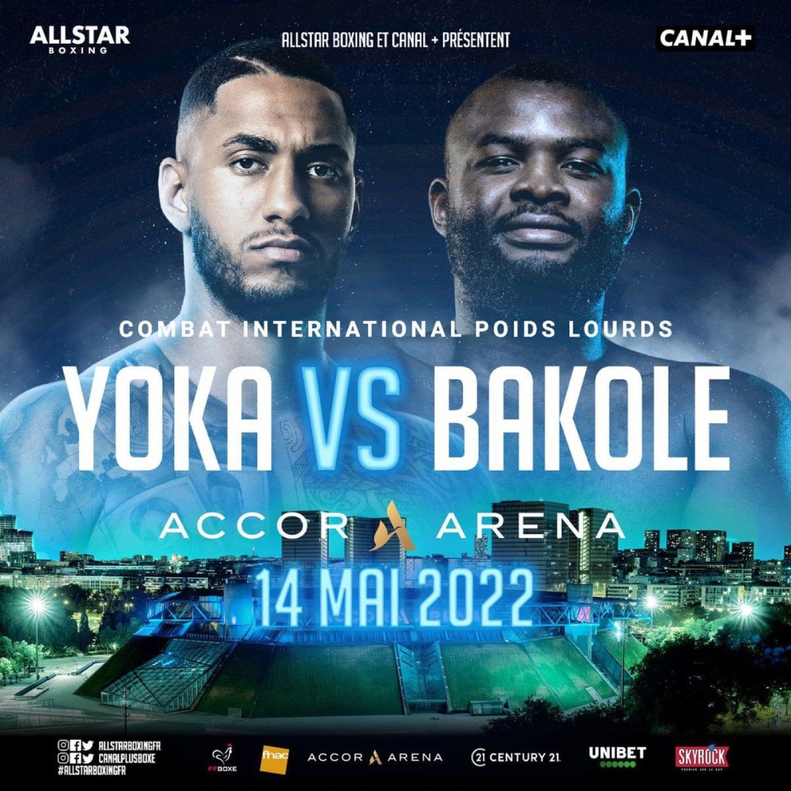 Yoka vs Bakole - ESPN+ - May 14 - 3 pm ET