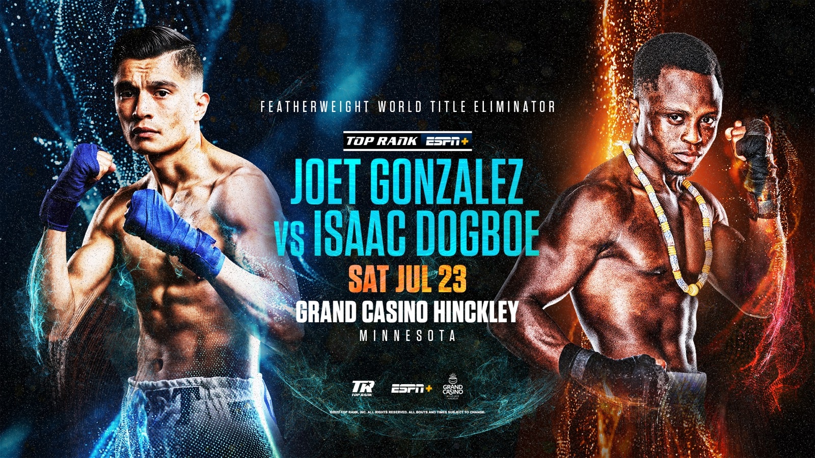 Gonzalez vs Dogboe - ESPN+ - July 23 - 9 pm ET