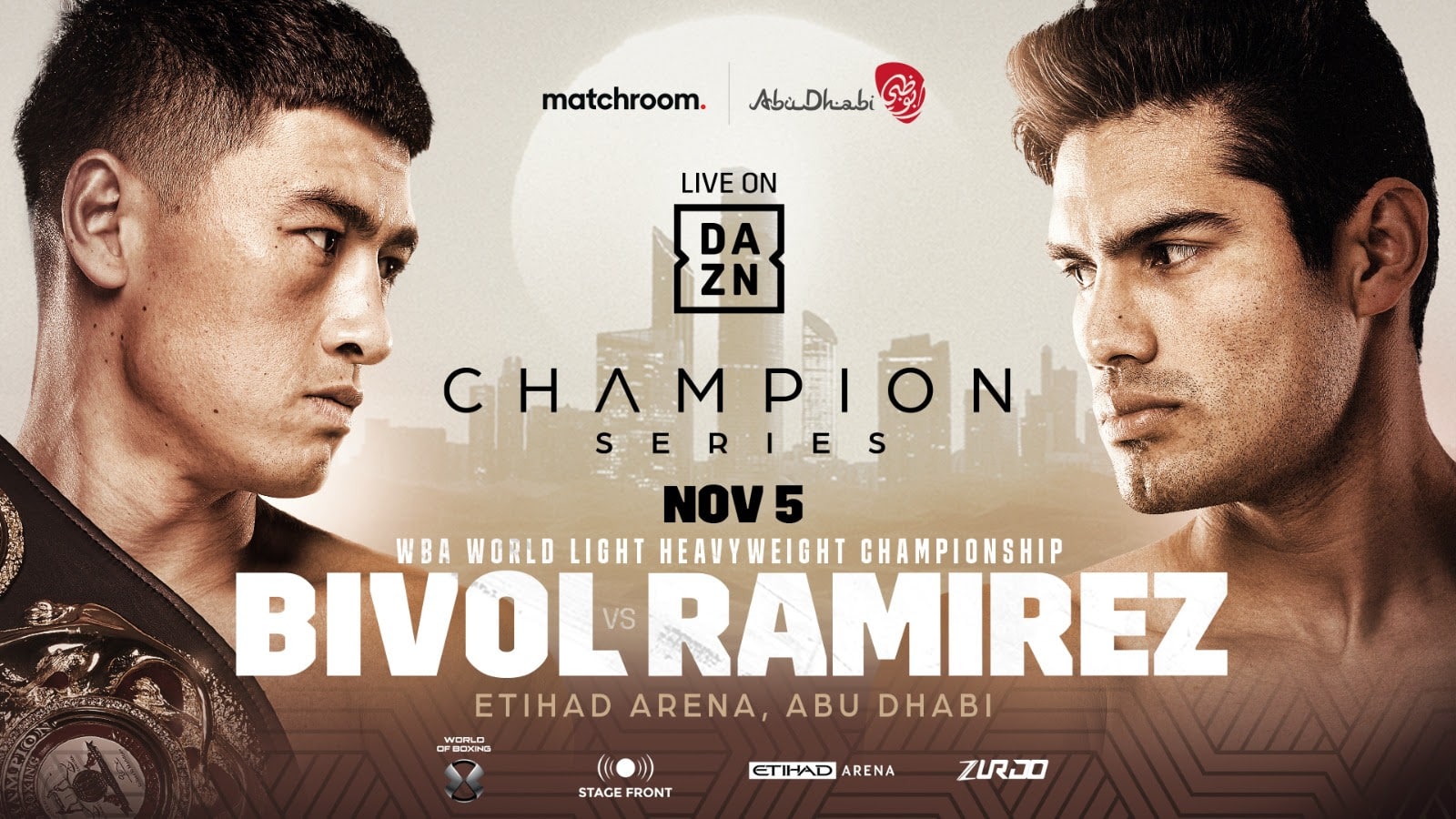 Bivol vs Ramirez - DAZN - Nov. 5 - 2 pm ET