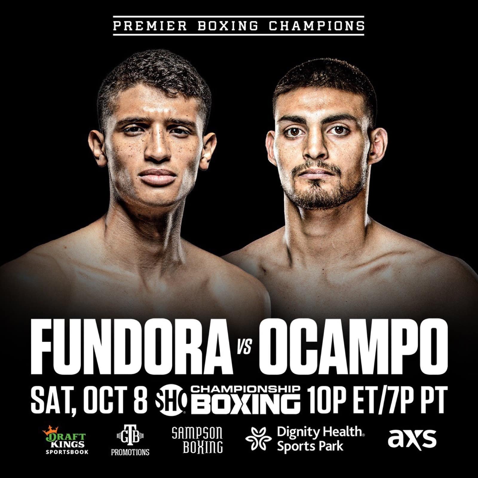 Fundora vs Ocampo - Showtime - Oct. 8 - 10 pm ET