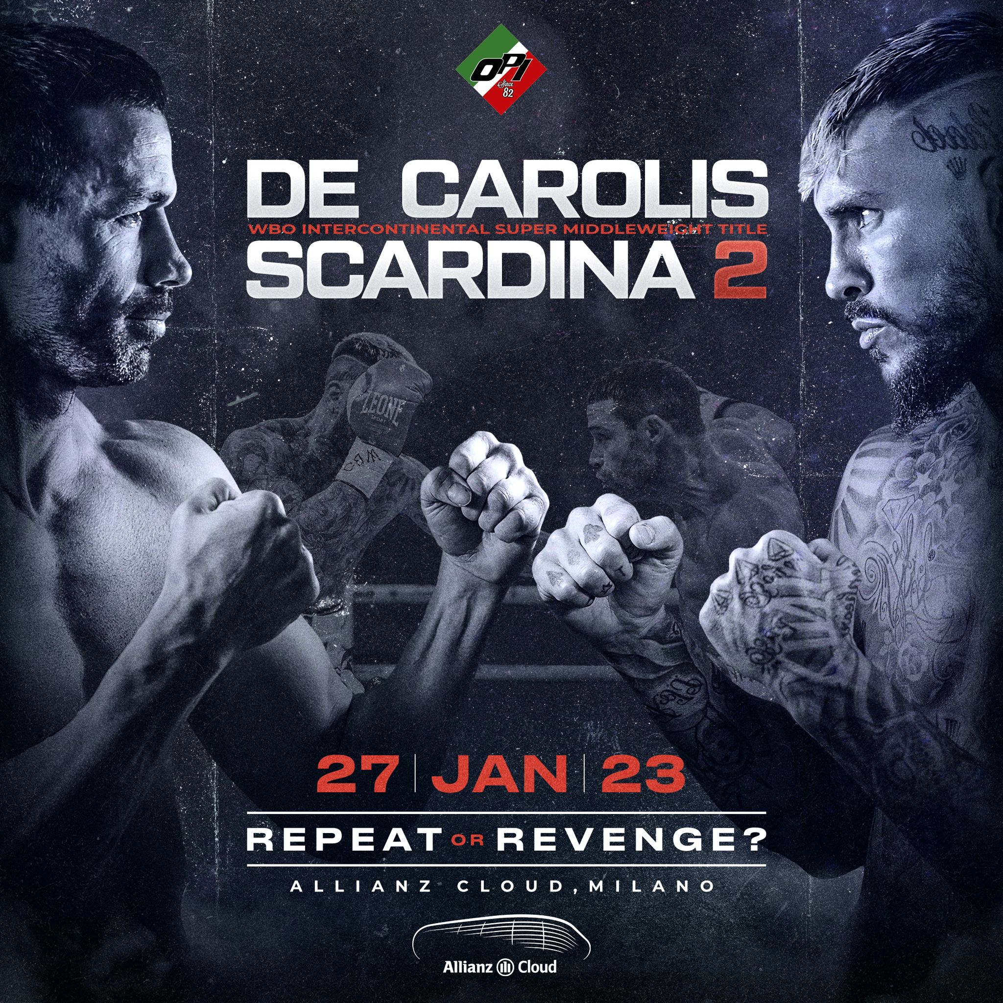 De Carolis vs Scardina - March 3 - 2 pm ET