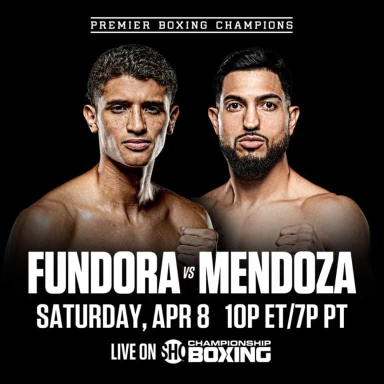 Fundora vs Mendoza - Showtime - April 8 - 10 pm ET