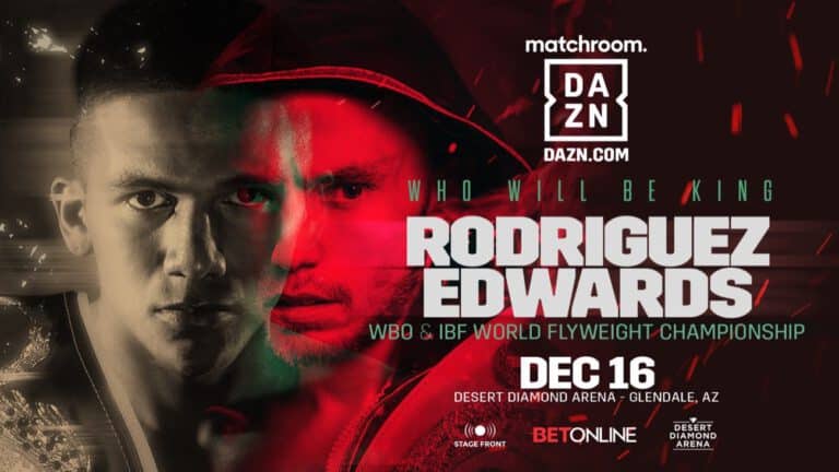 Bam Rodriguez vs Edwards - DAZN - Dec. 16 - 9 pm ET