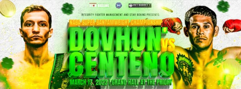 Dovhun vs Centeno - StarBoxing.tv - March 17 - 8 pm ET
