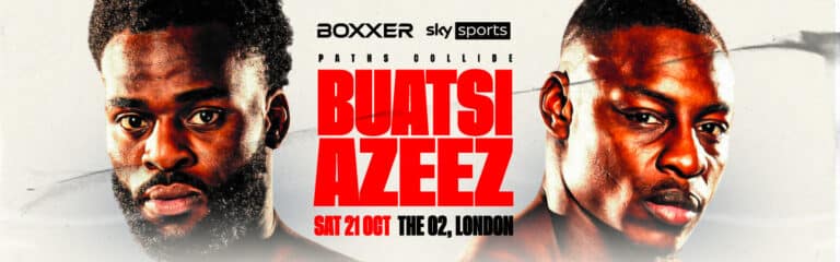 Buatsi vs. Azeez - Sky Sports - Feb. 3 -2 pm ET