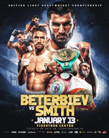 Beterbiev vs Smith - ESPN+ - January 13- 10 pm ET