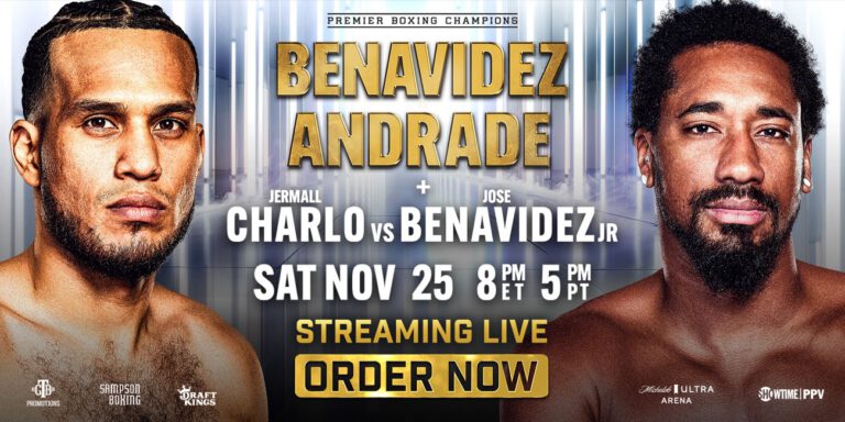 Tonight: Benavidez vs. Andrade - PPV.com, Showtime PPV - Nov. 25 - 8 pm ET