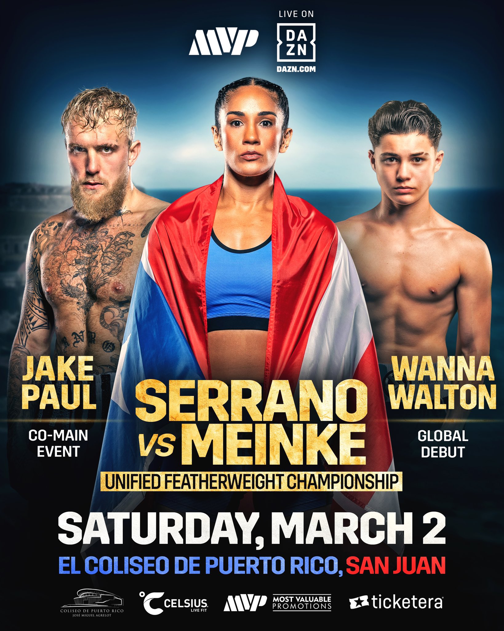 Serrano vs. Meinke - DAZN - March 2 - 9 pm ET
