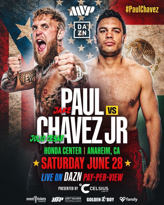 Jake Paul vs. Julio César Chávez Jr. – Start Time, Fight Card, and How to Watch