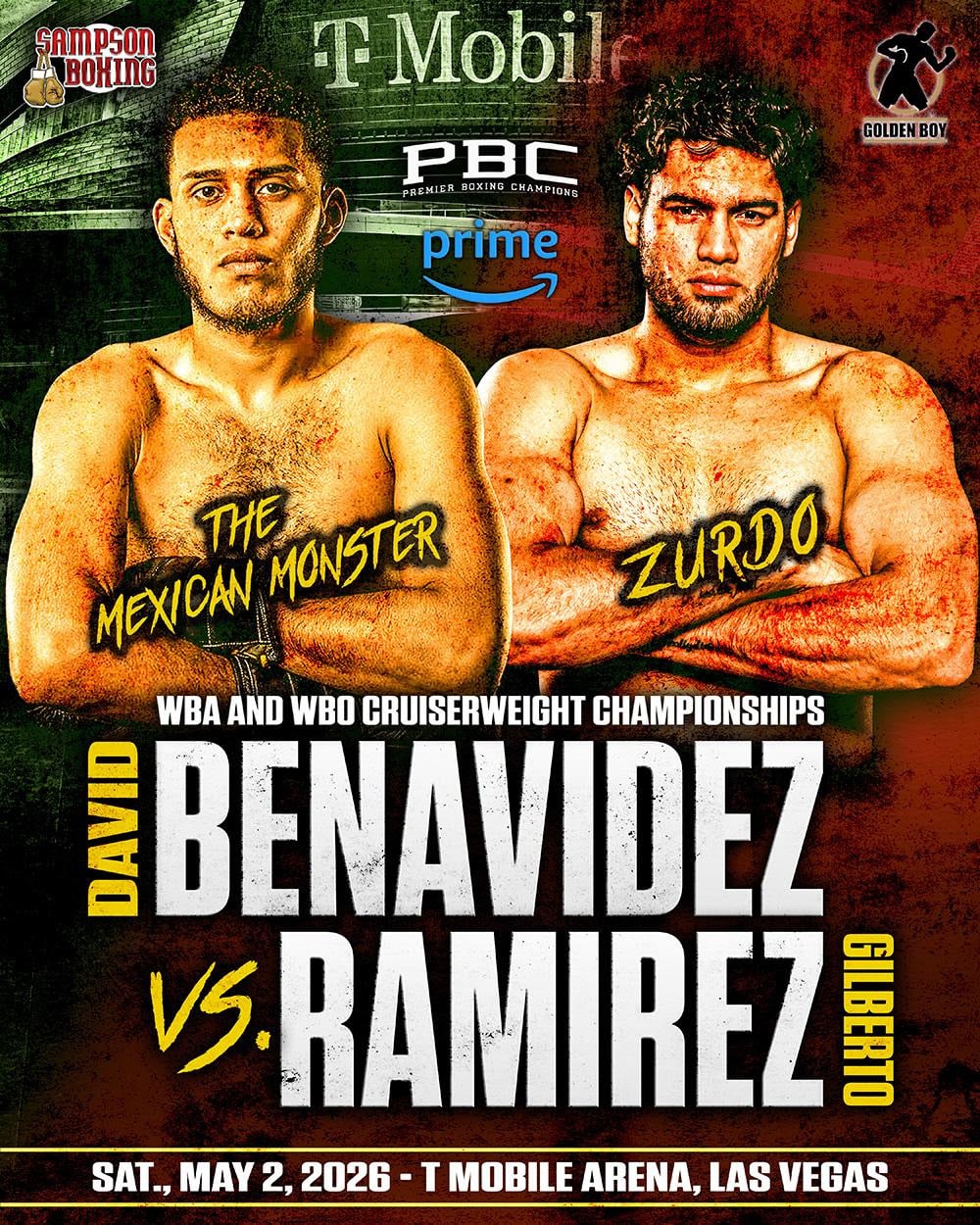 How to Watch: David Benavidez vs “Zurdo” Ramirez – Las Vegas (2 May 2026)